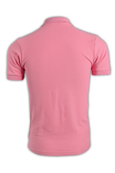 SKP032 pink 035 short-sleeved men's Polo shirt 1AC03 men's DIY solid color polo shirt polo shirt choose polo shirt supplier t-shirt price front view